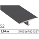 ARBITON CS22 antracyt CS52 profil dylatacyjny do łącznia o tym samym poziomie 1,86m